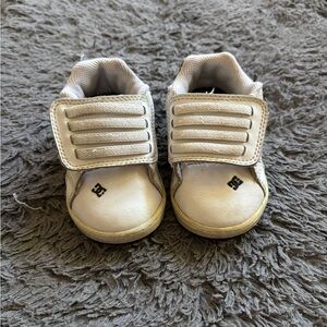 DC Toddler White Sneakers